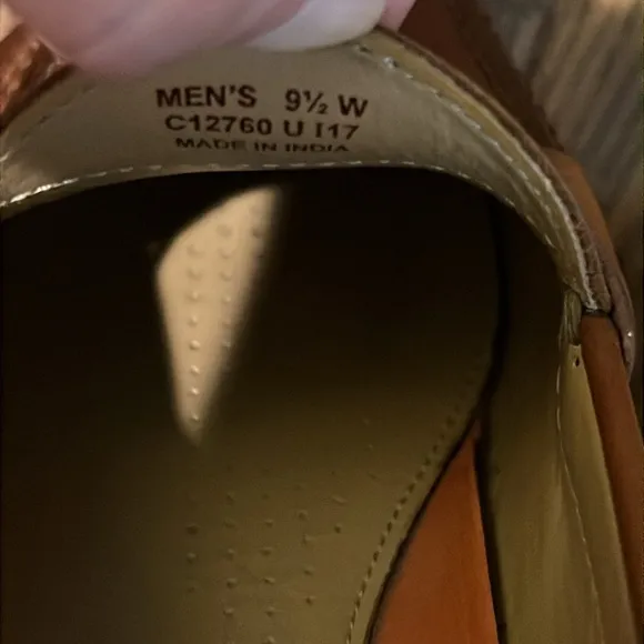 Cole Haan Leather Loafers 👞 Cognac men’s size 9.5 W