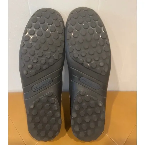 Cole Haan Men Leather Slip On Loafers Casual Comfort Driving Shoes Black Sz 13