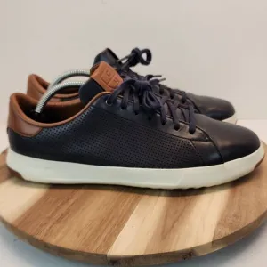 Cole Haan Men Size 9.5  Grandpro C28872 Blue Leather Sneakers