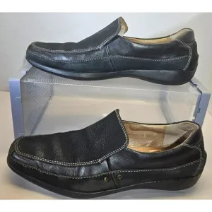 Cole Haan Men's Black Pebble Leather/leather Slip-On Loafer Size 12M