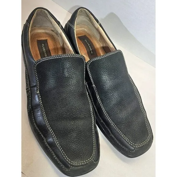 Cole Haan Men's Black Pebble Leather/leather Slip-On Loafer Size 12M