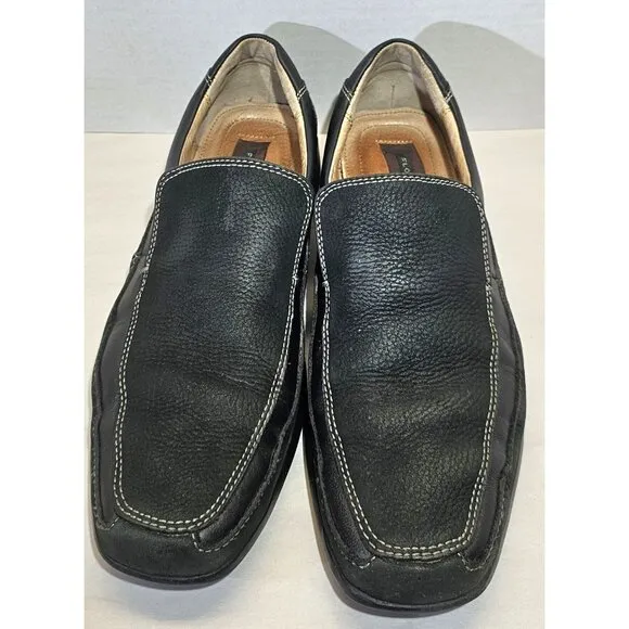 Cole Haan Men's Black Pebble Leather/leather Slip-On Loafer Size 12M