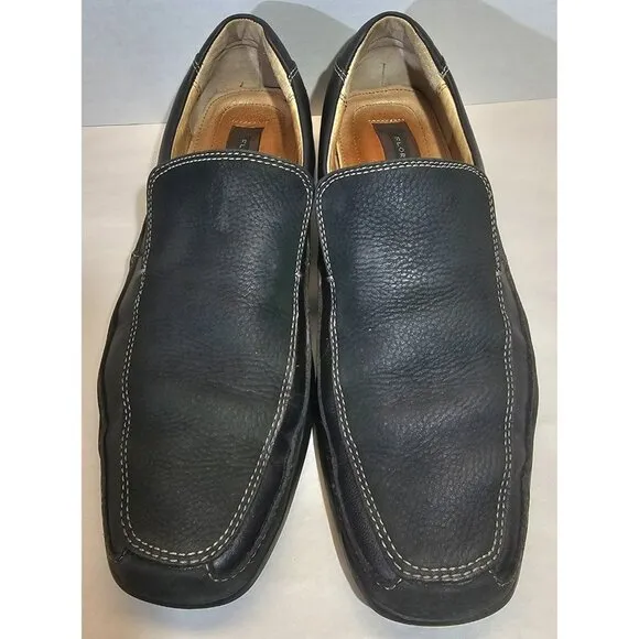Cole Haan Men's Black Pebble Leather/leather Slip-On Loafer Size 12M