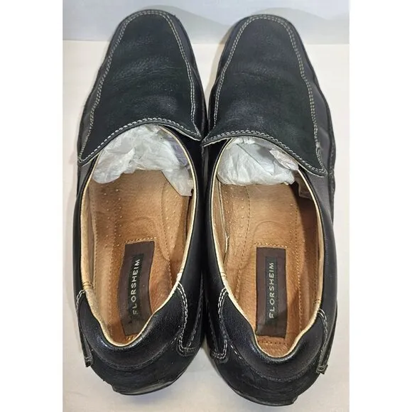 Cole Haan Men's Black Pebble Leather/leather Slip-On Loafer Size 12M
