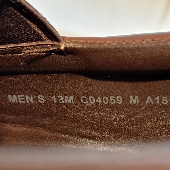 Cole Haan men's brown loafers with dust bag