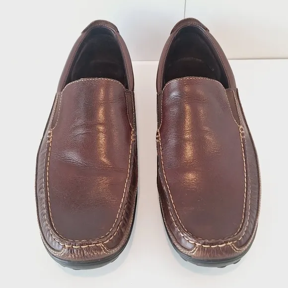 Cole Haan men's brown loafers with dust bag