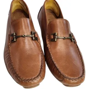 Cole Haan Men's Wyatt Horsebit Driver British Tan Leather Loafers C35784 Sz 8