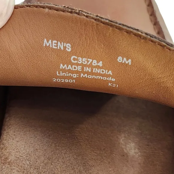 Cole Haan Men's Wyatt Horsebit Driver British Tan Leather Loafers C35784 Sz 8