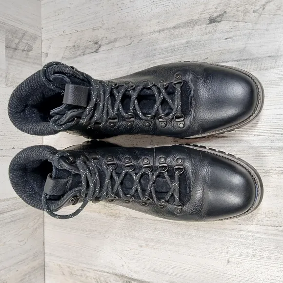 Cole Haan Men's Zerogrand Hiker Waterproof  Black Lace Up Boots #1031