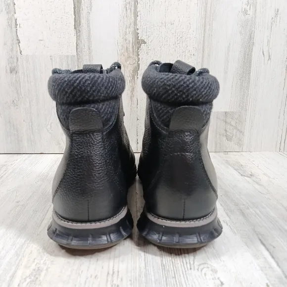 Cole Haan Men's Zerogrand Hiker Waterproof  Black Lace Up Boots #1031