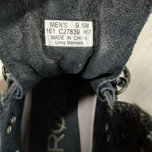 Cole Haan Men's Zerogrand Hiker Waterproof  Black Lace Up Boots #1031