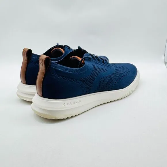 Cole Haan Shoes Mens 11 Blue Stitchlite Wingtip Oxford Grand Stretch Sneakers