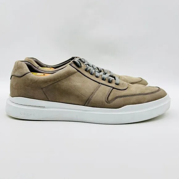 Cole Haan Shoes Mens 12 Brown Leather Sneakers Crosscourt Grand OS Comfort