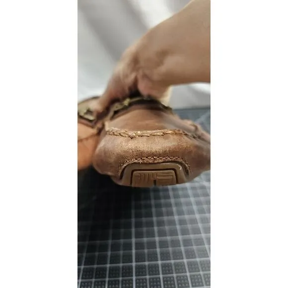 COLE HAAN Somerset link bit loafers brown‎ leather men 11M