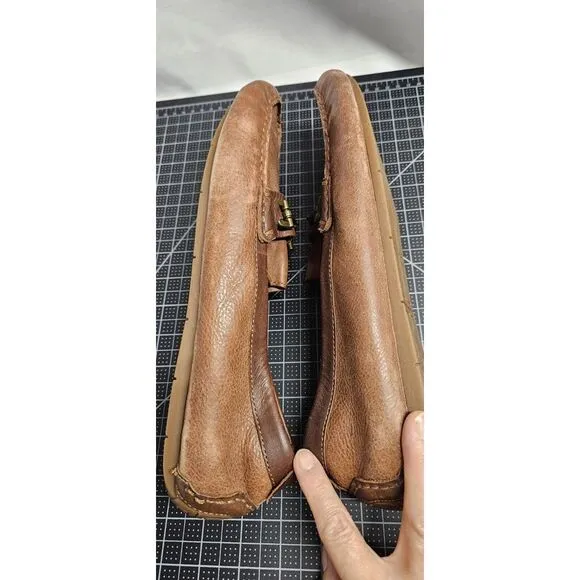 COLE HAAN Somerset link bit loafers brown‎ leather men 11M
