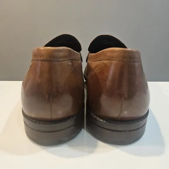 Cole Haan Warner Grand Bit Dress Shoe Loafer Brown Mens Size 10 1/2M Leather