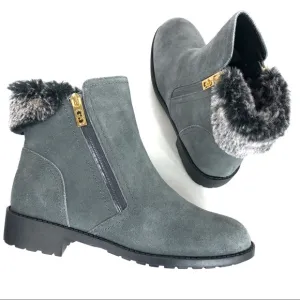Cole Haan Waterproofs Grey Ankle Boots Size 8.5 B