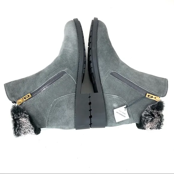 Cole Haan Waterproofs Grey Ankle Boots Size 8.5 B
