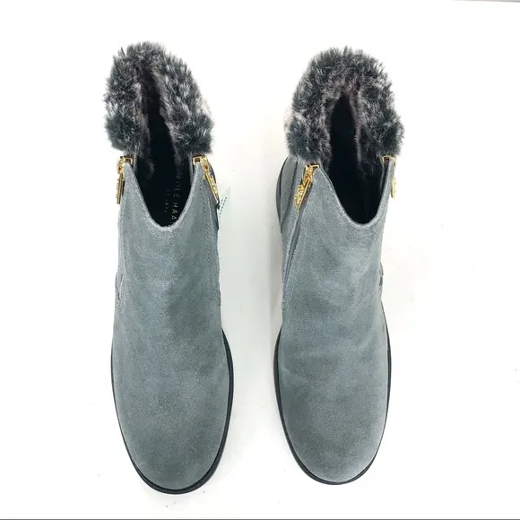 Cole Haan Waterproofs Grey Ankle Boots Size 8.5 B