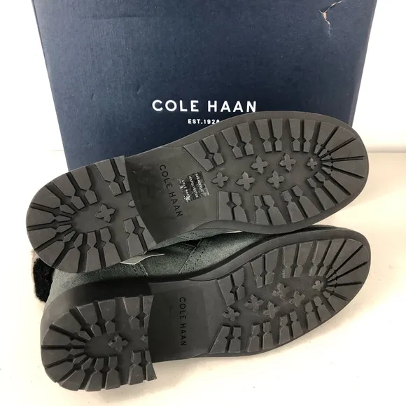 Cole Haan Waterproofs Grey Ankle Boots Size 8.5 B
