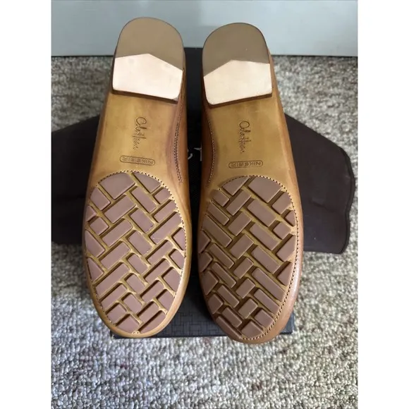 COLE HAAN Womens Air Alesandra Brown Leather Driver Loafers Size 6.5 AA Flats