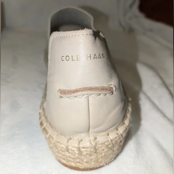 Cole Haan Women's Cloudfeel Stitchlite Espadrille Beige Slip-On Size 9