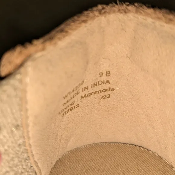 Cole Haan Women's Cloudfeel Stitchlite Espadrille Beige Slip-On Size 9