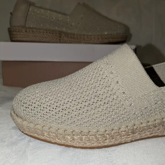 Cole Haan Women's Cloudfeel Stitchlite Espadrille Beige Slip-On Size 9
