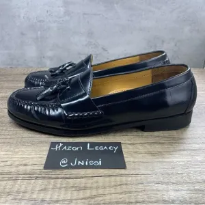 Cole Haan~Men's~Black Leather Pinch Tassel Loafers~Size 11D