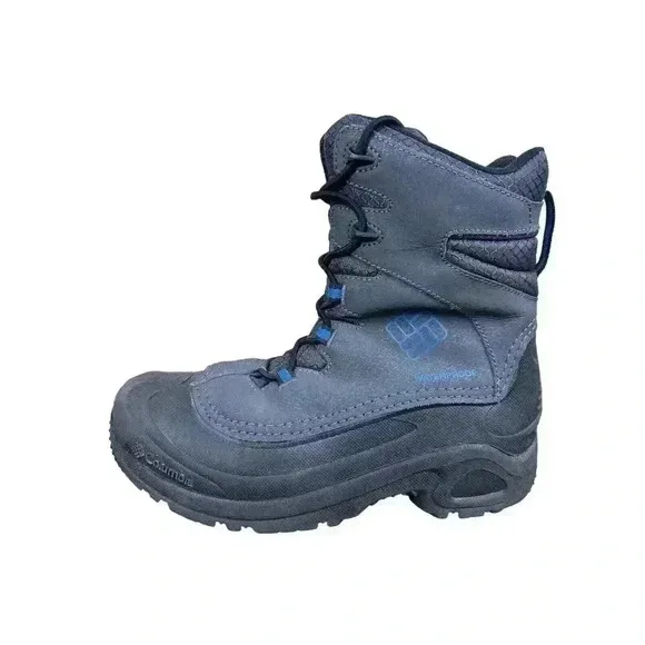 Columbia Boots Men’s 6 Arctic Trip Omni Heat 200g Waterproof Gray Snow Winter