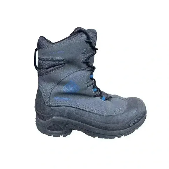 Columbia Boots Men’s 6 Arctic Trip Omni Heat 200g Waterproof Gray Snow Winter