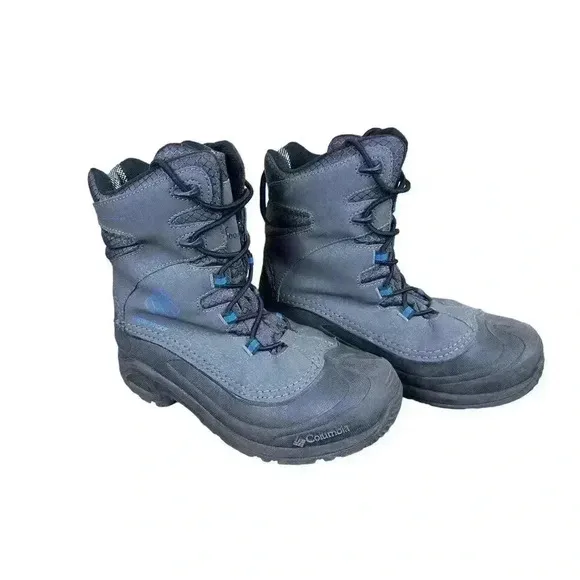 Columbia Boots Men’s 6 Arctic Trip Omni Heat 200g Waterproof Gray Snow Winter