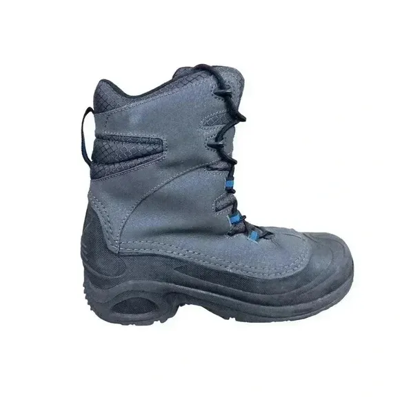 Columbia Boots Men’s 6 Arctic Trip Omni Heat 200g Waterproof Gray Snow Winter