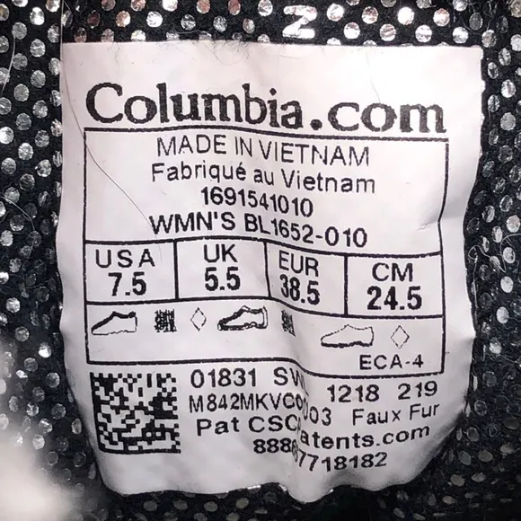 Columbia Heavenly Shorty Omni-Heat Winter Boots 7.5