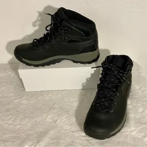 Columbia Newton Ridge Plus Black Waterproof Hiking Boots Men’s Size 9.5