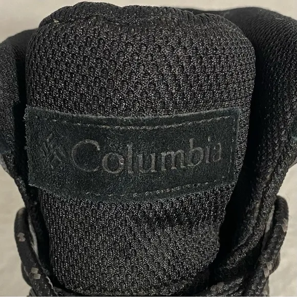 Columbia Newton Ridge Plus Black Waterproof Hiking Boots Men’s Size 9.5