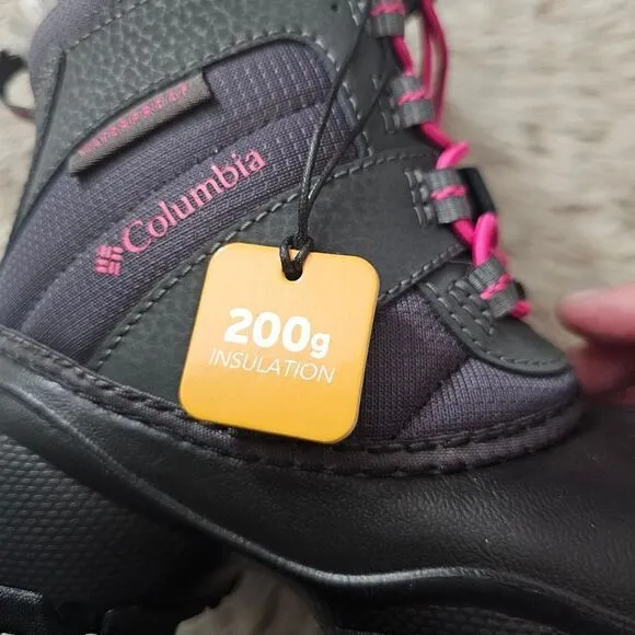 Columbia Rope Tow III Toddler Girls Waterproof Insulated Snow Boots Size 10 NEW