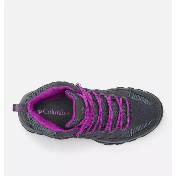 Columbia‎ Women's Crestwood Mid Waterproof Hiking Boots Plum/Grey/Purple WMNS 10