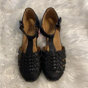 COMFORTIVA PILLOW TOP MEMORY FOAM SANDALS SIZE 11W color black brand new