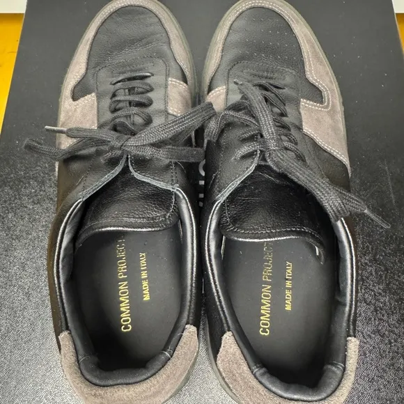 Common Projects Black and Gray Men's Sneakers size 42