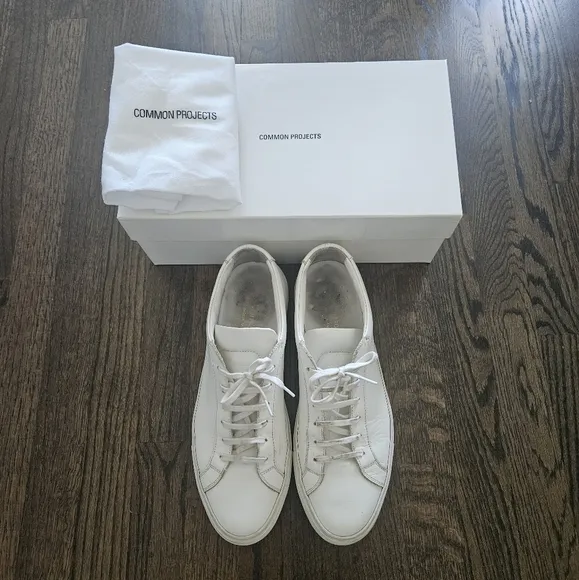 Common Projects White Minimalist Sneakers