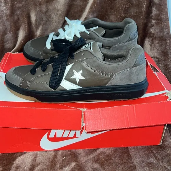 Converse Brown Sneakers with White Star