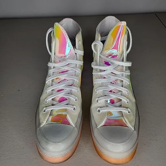 Converse Chuck 70 Hi Iridescent/White High Top Unisex Sneakers Shoes 170604C
