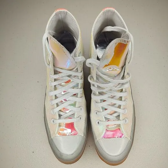 Converse Chuck 70 Hi Iridescent/White High Top Unisex Sneakers Shoes 170604C