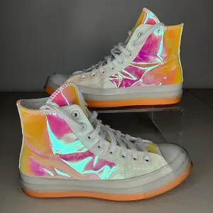 Converse Chuck 70 Hi Iridescent/White High Top Unisex Sneakers Shoes 170604C