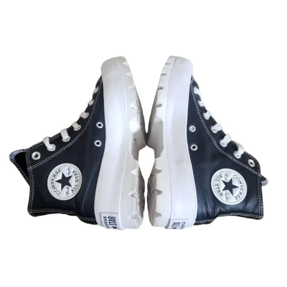 Converse Chuck Taylor All Star Lugged Leather Sneakers 567164C Women's Size 7.5