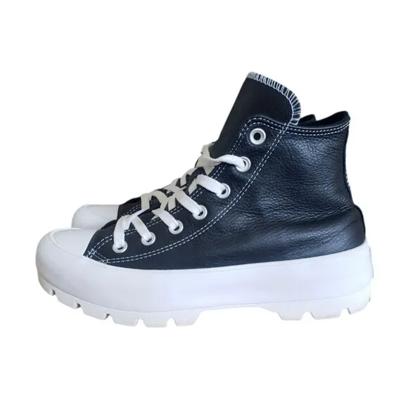 Converse Chuck Taylor All Star Lugged Leather Sneakers 567164C Women's Size 7.5