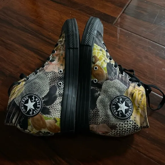 Converse Chuck Taylor All Star Multi Color Hidden Heel Wedge #554453C. Sz 11 US