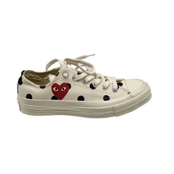 Converse Comme Des Garçons Chuck Taylor All Star 70 Low Polka Dot Men Size 5