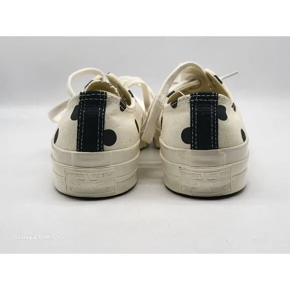Converse Comme Des Garçons Chuck Taylor All Star 70 Low Polka Dot Men Size 5